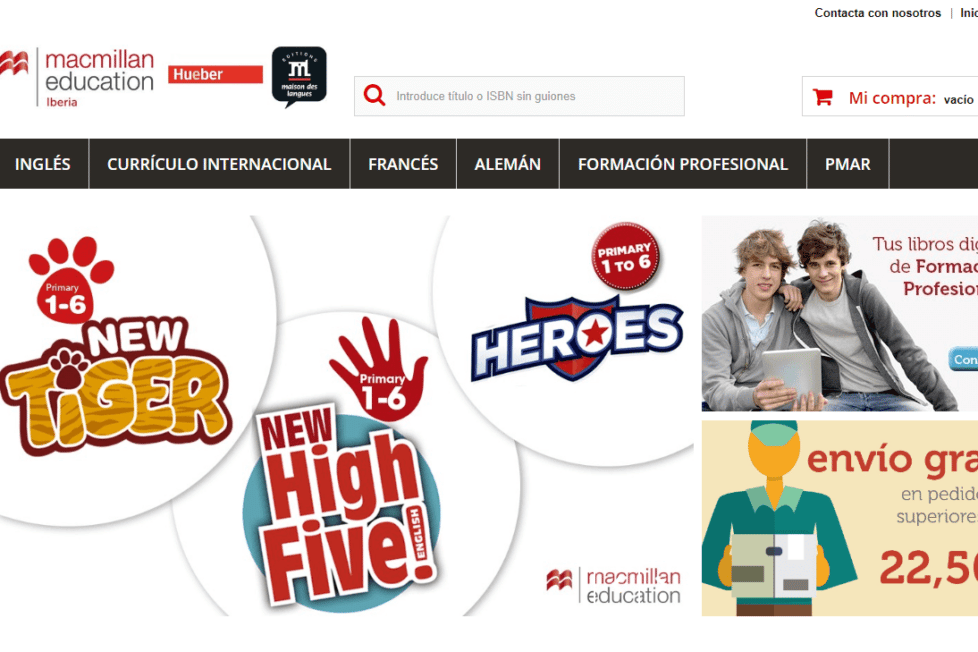 Nuevos métodos de inglés para Macmillan de primaria y secundaria ...