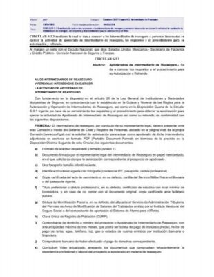 Tramite de Solicitud de Autorización como Intermediario de reaseguro ...