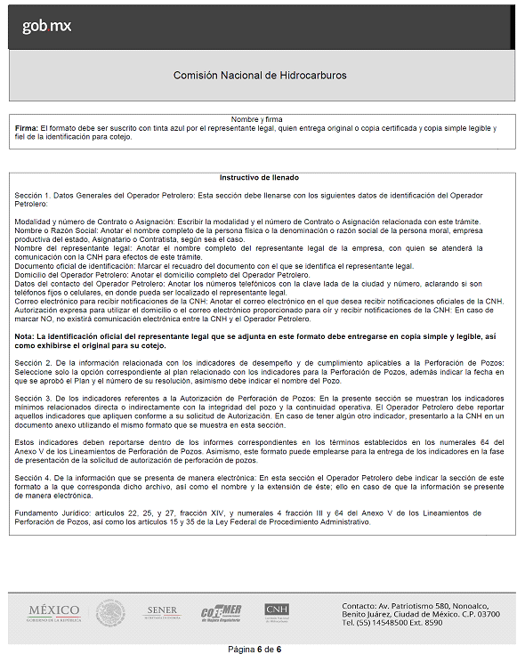 Tramite de Solicitud de Autorización para la Perforación de Pozos Tipo ...