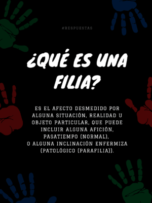 qué significa filia - CONADEIP