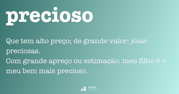 qué significa precioso - CONADEIP